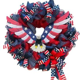 1PC Wooden tags for Independence Day, patriotic American homes, rural areas, wooden walls, door decorations, wooden crafts (Color: 75, size: 20*20*0.5cm)
