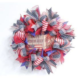 1PC Wooden tags for Independence Day, patriotic American homes, rural areas, wooden walls, door decorations, wooden crafts (Color: 81, size: 40*40*0.5cm)