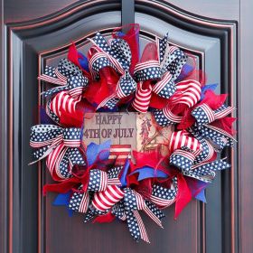1PC Wooden tags for Independence Day, patriotic American homes, rural areas, wooden walls, door decorations, wooden crafts (Color: 79, size: 30*30*0.5cm)