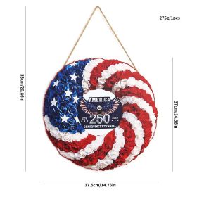 1PC Wooden tags for Independence Day, patriotic American homes, rural areas, wooden walls, door decorations, wooden crafts (Color: 66, size: 30*30*0.5cm)