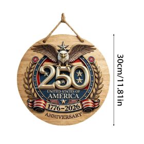 1PC Wooden tags for Independence Day, patriotic American homes, rural areas, wooden walls, door decorations, wooden crafts (Color: Z, size: 20*20*0.5cm)