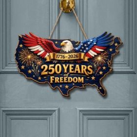 1PC Wooden tags for Independence Day, patriotic American homes, rural areas, wooden walls, door decorations, wooden crafts (Color: V, size: 30*30*0.5cm)