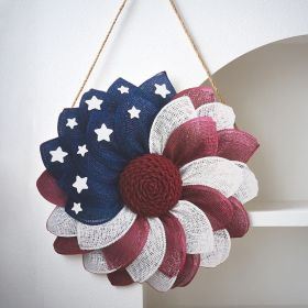 1PC Wooden tags for Independence Day, patriotic American homes, rural areas, wooden walls, door decorations, wooden crafts (Color: A, size: 40*40*0.5cm)