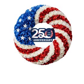 1PC Wooden tags for Independence Day, patriotic American homes, rural areas, wooden walls, door decorations, wooden crafts (Color: 132, size: 30*30*0.5cm)