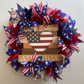 1PC Wooden tags for Independence Day, patriotic American homes, rural areas, wooden walls, door decorations, wooden crafts (Color: C, size: 20*20*0.5cm)