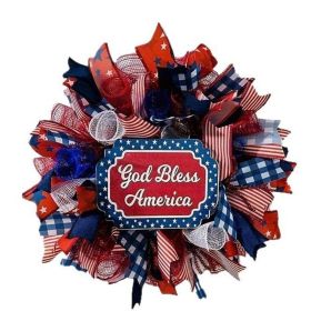 1PC Wooden tags for Independence Day, patriotic American homes, rural areas, wooden walls, door decorations, wooden crafts (Color: 126, size: 20*20*0.5cm)