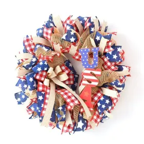 1PC Wooden tags for Independence Day, patriotic American homes, rural areas, wooden walls, door decorations, wooden crafts (Color: 109, size: 20*20*0.5cm)