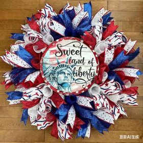 1PC Wooden tags for Independence Day, patriotic American homes, rural areas, wooden walls, door decorations, wooden crafts (Color: 115, size: 30*30*0.5cm)