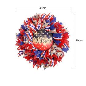 1PC Wooden tags for Independence Day, patriotic American homes, rural areas, wooden walls, door decorations, wooden crafts (Color: 112, size: 20*20*0.5cm)