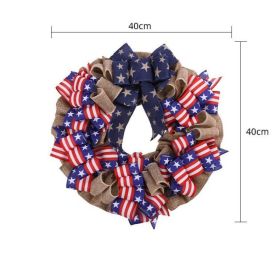 1PC Wooden tags for Independence Day, patriotic American homes, rural areas, wooden walls, door decorations, wooden crafts (Color: 119, size: 40*40*0.5cm)